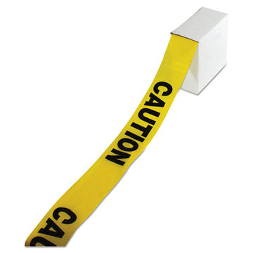 Impact® Site Safety Barrier Tape, "caution" Text, 3" X 1,000 Ft, Yellow-black freeshipping - TVN Wholesale